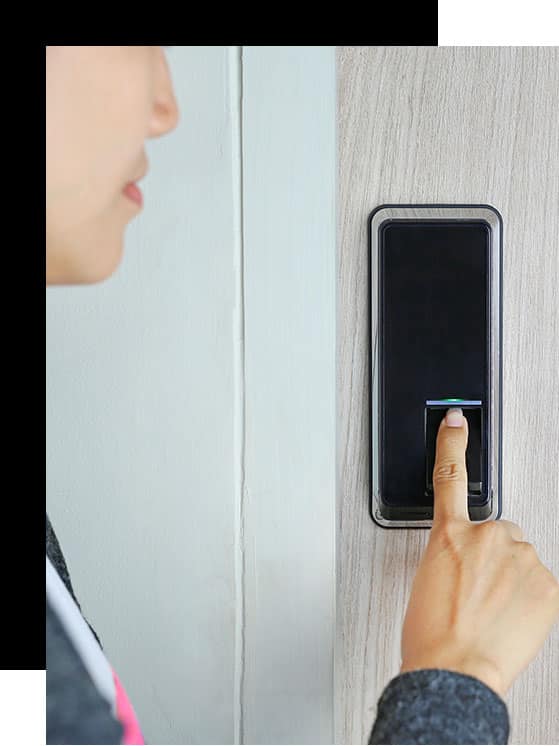 Commercial Security System in Northern California | Access Control Door